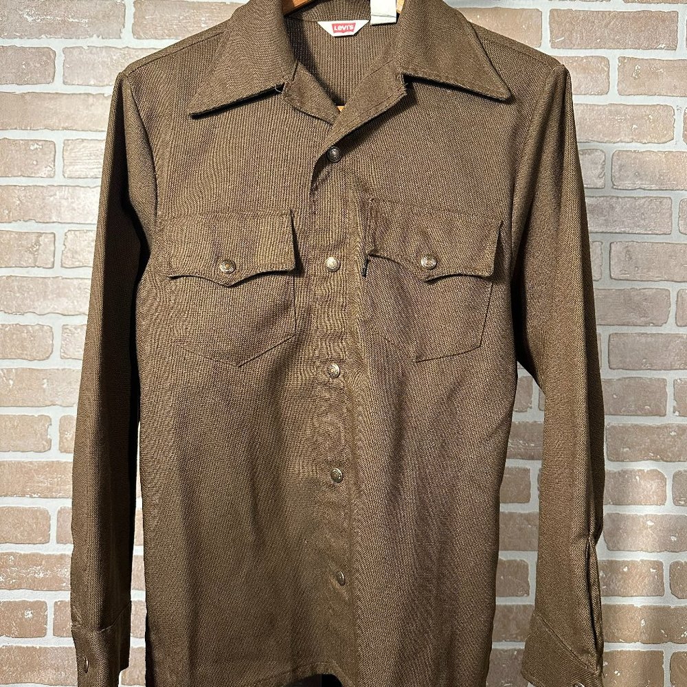 Vintage Levi’s Made In USA Men’s Small Western Button-Up Jacket